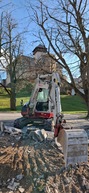 Zväčšiť fotografiu - Na trenčianskom hrade začala rekonštrukcia dolného nádvoria
