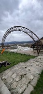 Zväčšiť fotografiu - Na trenčianskom hrade začala rekonštrukcia dolného nádvoria