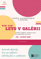 Zväčšiť fotografiu - Nádvorie župnej galérie počas leta láka tvorivé duše - plagat_leto_logo_1