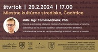 Zväčšiť fotografiu - Osudy židovskej komunity v čachticiach témou prednášky - plagát nahlad