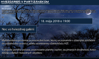 Počas noci múzeí a galérií trenčiansky hrad, galéria aj hvezdáreň odhalia to, čo býva cez deň skryté - Noc_vo_hviezdnej_galerii2018_kopie
