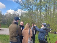 Zväčšiť fotografiu - Simulovaný požiar na trenčianskom hrade - 20230426_090407
