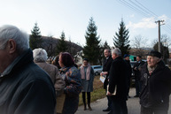 Zväčšiť fotografiu - Spomienku otvorili minútou ticha za vojnové obete - TSK_Cetuna 77 výročie SNP_mini-20