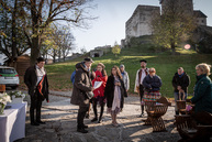Zväčšiť fotografiu - Trenčiansky hrad láka nielen turistov, ale aj seriálových tvorcov - N64A6505