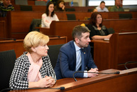 Trenčiansky kraj má vlastného koordinátora pre kultúru, novú výzvu na pôde župy predstavila osobne ministerka kultúry - 20190305_TSK_ministerka_Lassakova_020w