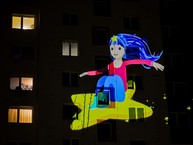 Zväčšiť fotografiu - Trenčín vo svetle reflektorov