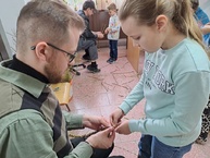 Zväčšiť fotografiu - Tvorivé dielne na zelený štvrtok prilákal do múzea desiatky návštevníkov