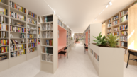 Zväčšiť fotografiu - Všetky oddelenia knižnice pod jednou strechou