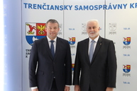 Trenčiansky župan sa dnes prvýkrát stretol s novozvoleným hejtmanom juhomoravského kraja bohumilom šimekom - IMG_2680