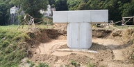 Na cyklotrase vedúcej z trenčianskeho hradu do nemšovej aktuálne sypú konštrukčné vrstvy - IMG_20190825_121256