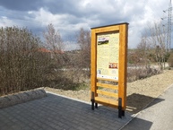 Zväčšiť fotografiu - Novú cyklotrasu lemujú infopanely - 20210407_135224