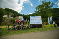Zväčšiť fotografiu - Po novej cyklotrase sa za prvý mesiac previezlo viac ako 40 tisíc cyklistov - TSK_otvorenie cyklotrasy TN-Nemšová (72 of 127)