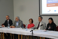 Transformáciu regiónu hornej nitry i rozpracovaný akčný plán bližšie predstavila panelová diskusia, prvé verejné prerokovanie hostila handlová - IMG_0750