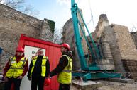 Zväčšiť fotografiu - Trenčiansky hrad odkryje vďaka projektu trebuchet viacero nových zákutí - 20200224_TN_hrad_011w_zmensena