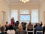 Zväčšiť fotografiu - V trenčíne slávnostne otvorili nové výzvy z programu interreg slovensko – česko - 20230426_123204