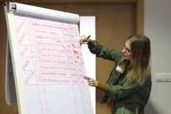 Ako správne zaviesť participatívne rozpočty na svojich školách sa naučila aj druhá polovica koordinátorov a riaditeľov unikátneho projektu - IMG_0167
