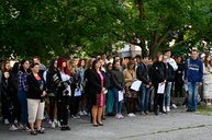 Zväčšiť fotografiu - Brány župných stredných škôl prekročilo takmer 16 tisíc študentov - 20210902_TSK_skoly_014w