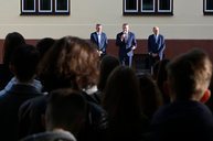 Zväčšiť fotografiu - Brány župných stredných škôl prekročilo takmer 16 tisíc študentov - 20210902_TSK_skoly_022w