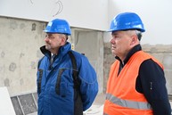 Zväčšiť fotografiu - Do nového školského roka vstúpia s vynovenou telocvičňou