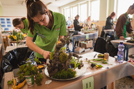 Zväčšiť fotografiu - Nádejné floristky z celého slovenska súťažili v pruskom - TSK_SOŠ Pruské_súťaž_mini-7