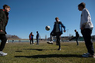 Zväčšiť fotografiu - Nechceme vojnu, chceme hrať futbal, odkazujú mladí ukrajinskí futbalisti - 20220314_BN_026w