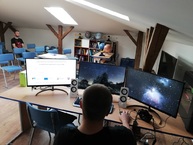 Zväčšiť fotografiu - O krok bližšie k hviezdam vďaka cezhraničnému projektu - ucebna_astronomie_-_kópia