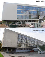 Po letných prázdninách žiakov privítala nová telocvičňa a jedna z najmodernejších školských budov - POROVNANIE