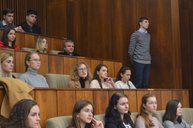 Považskobystrickí gymnazisti na návšteve v parlamente - 51632740_340668399873438_4710606833310498816_o