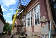 Zväčšiť fotografiu - Práce na obnove pamätného domu janka jesenského opäť pokračujú