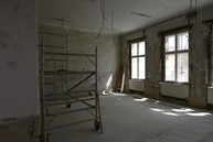 Zväčšiť fotografiu - Práce na obnove pamätného domu janka jesenského opäť pokračujú