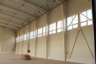 Práce na rekonštrukcii soš e. belluša v trenčíne a výstavbe telocvične športového gymnázia finišujú. akými zmenami od minulého roka prešli? pozrite sa sami! - IMG_9551