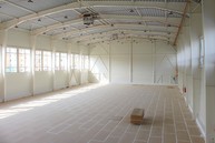 Práce na rekonštrukcii soš e. belluša v trenčíne a výstavbe telocvične športového gymnázia finišujú. akými zmenami od minulého roka prešli? pozrite sa sami! - IMG_9587