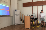 Zväčšiť fotografiu - Študenti spojenej školy v púchove sa predstavili na medzinárodnom podujatí - Žiaci prezentovali svoje nápady v závere minulého školsského roka