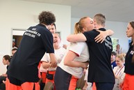 Zväčšiť fotografiu - Študenti ukázali, že sú pripravení zasiahnuť pri záchrane ľudského života