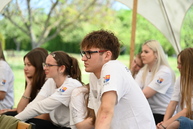 Zväčšiť fotografiu - Teambuilding mládežníckeho parlamentu spojil mladých lídrov z kraja