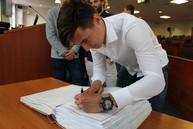 Trenčiansky župan poďakoval zlatému tímu juniorov i dorastu trenčianskej hokejovej dukly za vynikajúce výsledky - IMG_3684