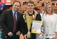 Zväčšiť fotografiu - Víťazmi 15. ročníka tsk florbalki sk cup 2022 spš stavebná e. belluša trenčín a oa trenčín - 32
