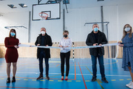 Zväčšiť fotografiu - Vynovená soš strojnícka s modernou telocvičňou - TSK_KD_SOŠ Bánovce_telocvičňa (12)