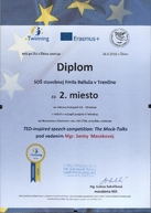 Žiaci zo soš stavebnej emila belluša úspešní aj na úrovni európskych projektov - e-Twinning cena