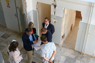 Zmodernizovanú telocvičňu na strednej odbornej škole v starej turej budú môcť žiaci využívať už v tomto roku - 20190904_TSK_skoly_036w