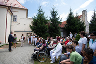 V zariadeniach sociálnych služieb župa odstraňuje fyzické bariéry, pri tých mentálnych pomáhajú psy, zajace a dokonca i pávy - 20180720_MY_ZP_PD_TSK_foto_Radovan_Stoklasa_107w