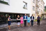 Zväčšiť fotografiu - Župa komplexne zrekonštruovala domov sociálnych služieb v nosiciach - Dss puchov nosice strih pasky pristavba mini 8 