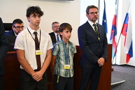 Zväčšiť fotografiu - Kraj ocenil talentovaných žiakov za úspechy dosiahnuté na medzinárodnej úrovni