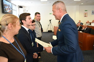 Zväčšiť fotografiu - Kraj ocenil talentovaných žiakov za úspechy dosiahnuté na medzinárodnej úrovni