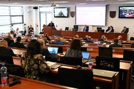 Zväčšiť fotografiu - Krajský parlament sa venoval téme župných nemocníc, ale aj projektom, ktoré chce kraj realizovať za pomoci eurofondov - 