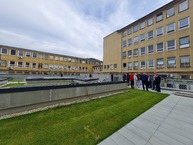Zväčšiť fotografiu - Diagnostické centrum považskobystrickej nemocnice tesne pred dokončením - 20210907_083752