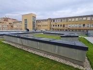 Zväčšiť fotografiu - Diagnostické centrum považskobystrickej nemocnice tesne pred dokončením - 20210907_083837