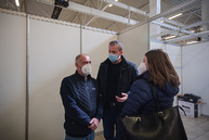 Zväčšiť fotografiu - Príprava na spustenie krajského vakcinačného centra v trenčíne napreduje - TSK_príprava vakcinačného centra_mini(18)