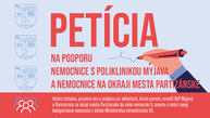 Zväčšiť fotografiu - Takmer 35 tisíc podpisov dnes odovzdali na ministerstve zdravotníctva - Petícia banner_obe nemocnice-01