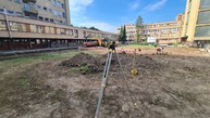 Zväčšiť fotografiu - V považskobystrickej nemocnici napreduje výstavba moderného diagnostického centra - 20200814_091752
